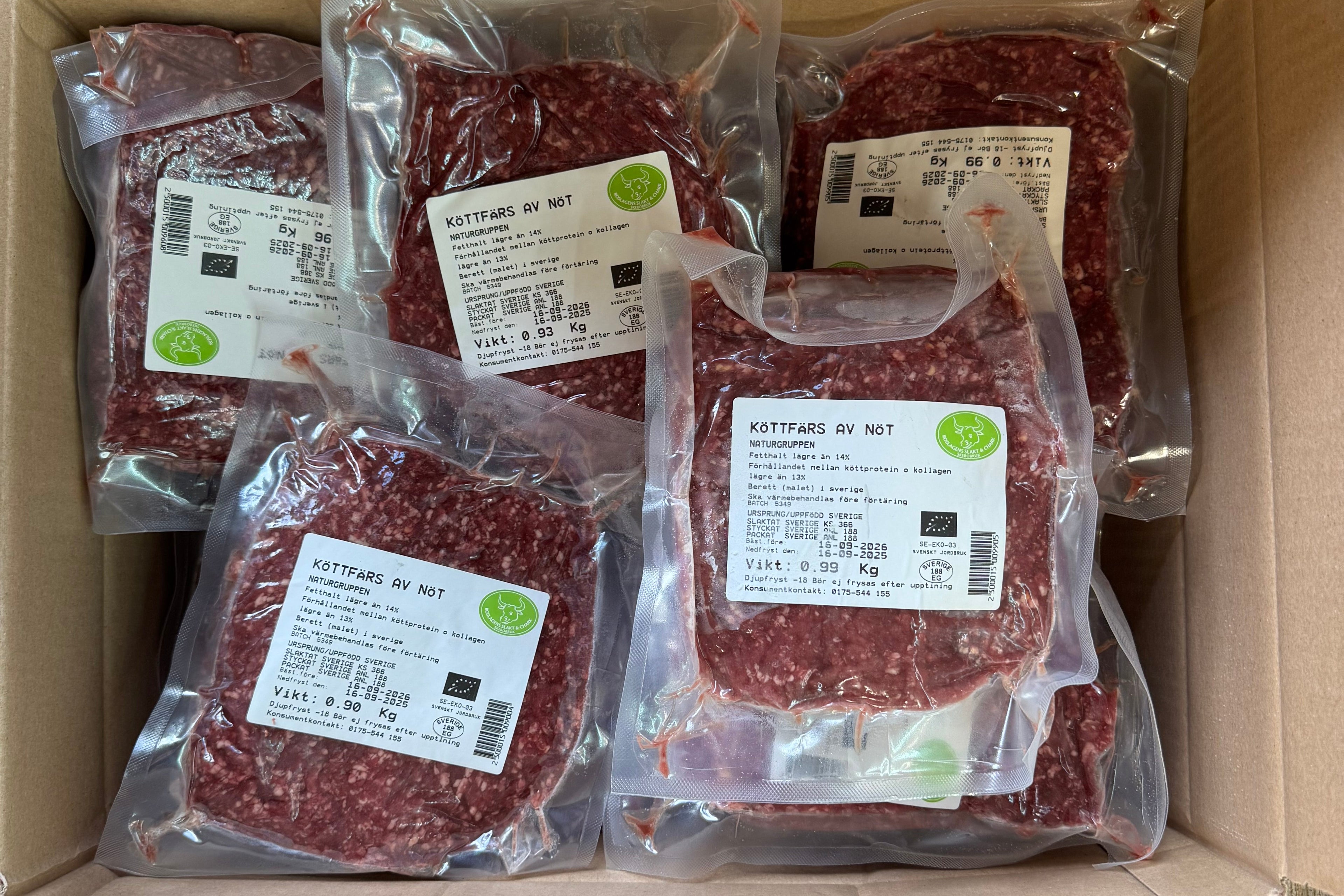 Köttlåda - köttfärs