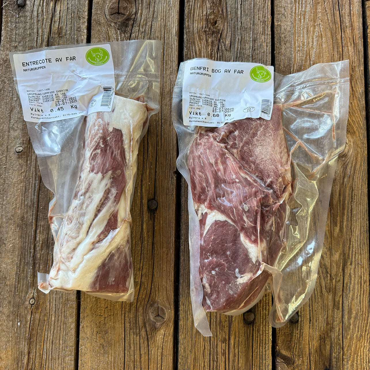 Blandade bitar av får/lamm